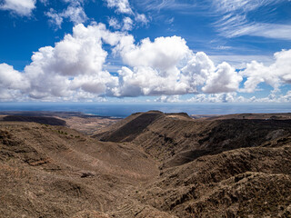 Sticker - Landscape in the Lanzarote island from Spain