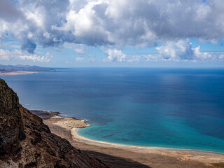 Sticker - Landscape in the Lanzarote island from Spain