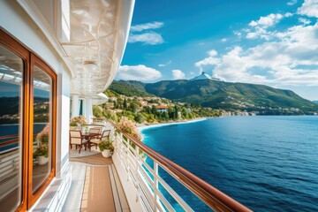 Luxury cruise vacation idyllic journey