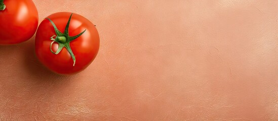 Fototapete - Copy space tomato isolation