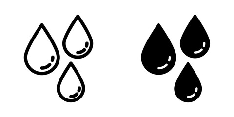 Wall Mural - Water Drop Icon,  for mobile concept and web design. vector illustration