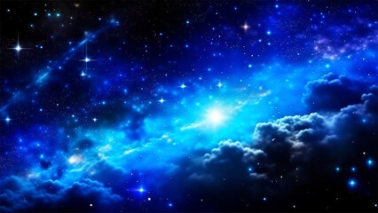 Wall Mural - space galaxy nebula background, universe magic starry sky, gas cloud in deep outer cosmos. generativ