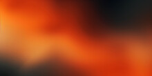 Orange Black Colors Gradient Background, Grainy Texture Effect, Web Banner Design