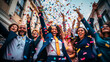 © Aram - business people celebrate success