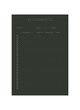 © YingYing - (cool black) set of Assignments Planner. Minimalist planner template set. Vector illustration.