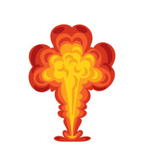 Wall Mural - explosion effect bubble icon