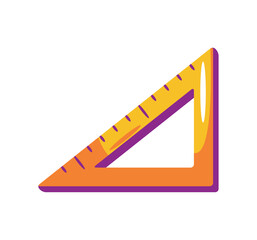 Poster - school triangle ruler