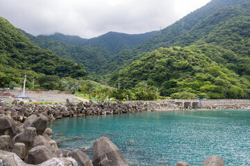 Sticker - Sea coastline in Fenniaolin district at Taiwan