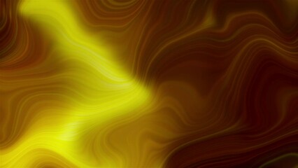 Poster - Twisted gold lines. Computer generated 3d render