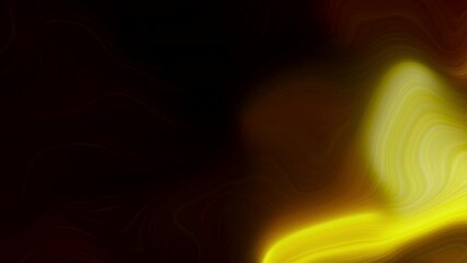Poster - Twisted gold lines. Computer generated 3d render