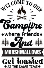 Wall Mural - Camping Quotes SVG Design, Hand-drawn mountain illustration For T-shirt Design, Quotes about Adventure,