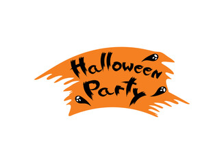 Sticker - halloween party traditional