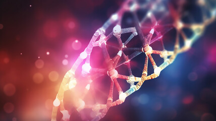 Technology DNA and Medical and Abstract Background