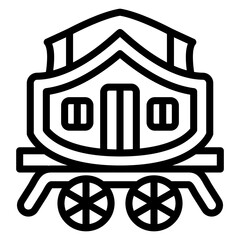 Desert Carriage Icon Style