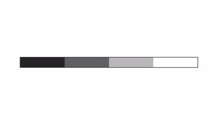 Poster - Scale filling with grey color palette black and white loading animation. Modern progressbar outline 2D cartoon preloader, flat ui element 4K video loader motion graphic. Waiting animated indicator gif