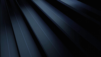 Poster - Gray staircase in 3d format. Design. Small steps of dark shades made in cartoon animation.
