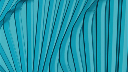 Aufkleber - Blue and orange swirling lines. Design. Swirled colored lines made in 3d format.
