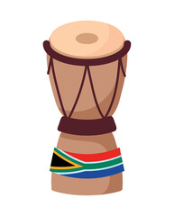 Sticker - heritage day african drum