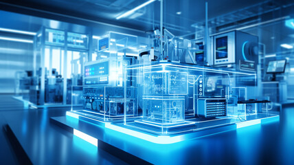 Modern hi-tech laboratory science.