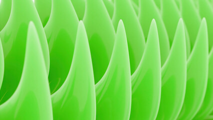 Aufkleber - Orange and green stripes. Design. Cartoon animation with light stripes that move in different directions..