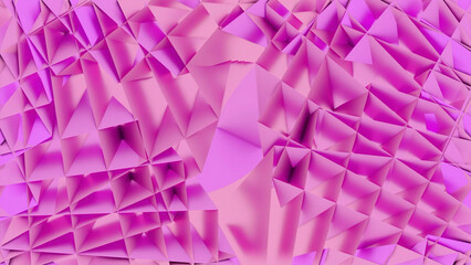 Poster - Rapidly changing patterns. Design. Purple and pink background made in three-D format with bright patterns.