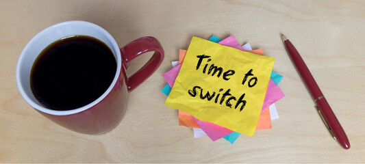 Poster - Time to switch	