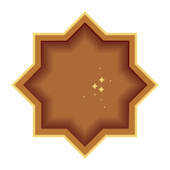 Wall Mural - islamic star texture icon