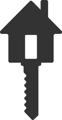 Poster - key icon vector. keys symbol flat design.