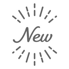 Wall Mural - new 新商品　サンバースト　アイコン　シンボル　あしらい　黒　sunburst icon. burst vector.