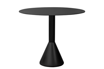 Canvas Print - Round coffee steel table