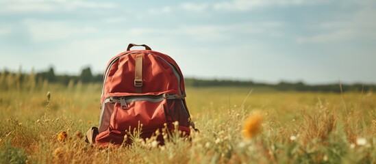 Bag for carrying items on back