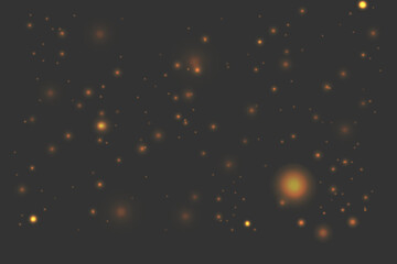 Wall Mural - golden dust light
