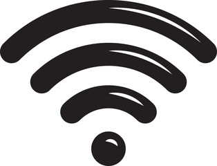 Poster - Wi Fi symbol signal connection. Vector wireless internet technology sign. Wifi network communication icon.