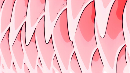 Poster - Pink and blue light spreading stripes. Design. Bright bright animation that spreads in different directions.