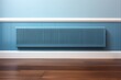How to Heat Your Home with Style: A Baseboard Heating Solution on a Blue Metal Floor