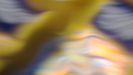 Poster - Red and yellow background. Motion. A light background with a large sparkling blob with highlights made in cartoon animation.