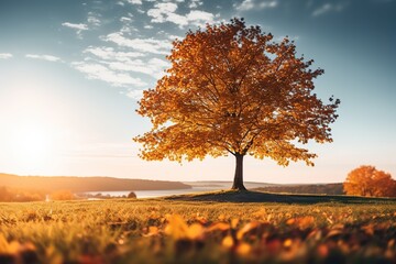 Poster - Collection of Beautiful Colorful Autumn Leaves