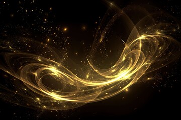 Wall Mural - cosmic brilliance. glittering journey through universe. starry whirlwind. captivating magic of cosmo
