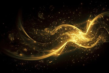 Wall Mural - cosmic brilliance. glittering journey through universe. starry whirlwind. captivating magic of cosmo