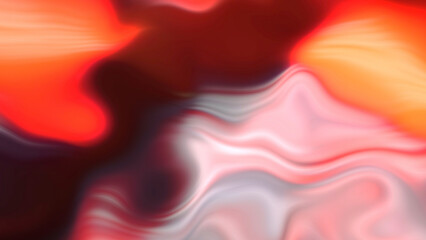 Poster - Red and yellow background. Motion. A light background with a large sparkling blob with highlights made in cartoon animation.