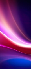 Wall Mural - Abstract purple background with waves for iphone made with Ai generative technology