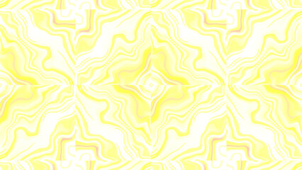 Poster - Yellow and red spread paint. Motion. Light highlights made in computer graphics.