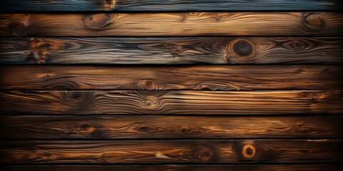 Wall Mural - Striking Dark Wood Texture: Rustic and Modern Aesthetic