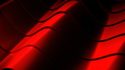 Aufkleber - Gray and red background. Design. A light background with moving stripes fastened together in a computer graph.