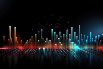 Aufkleber - Business graph