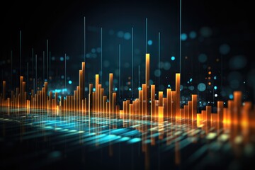 Aufkleber - Business graph