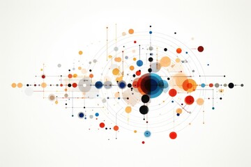 Leinwandbilder - Simple circle chart