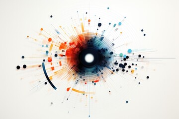 Leinwandbilder - Simple circle chart
