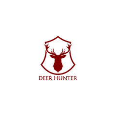 Poster -  Deer hunter icon isolated on transparent background