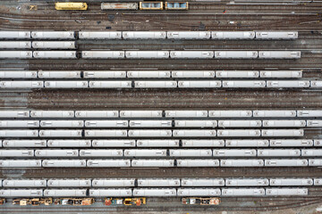 Canvas Print - Coney Island Trainyard - Brooklyn, New York